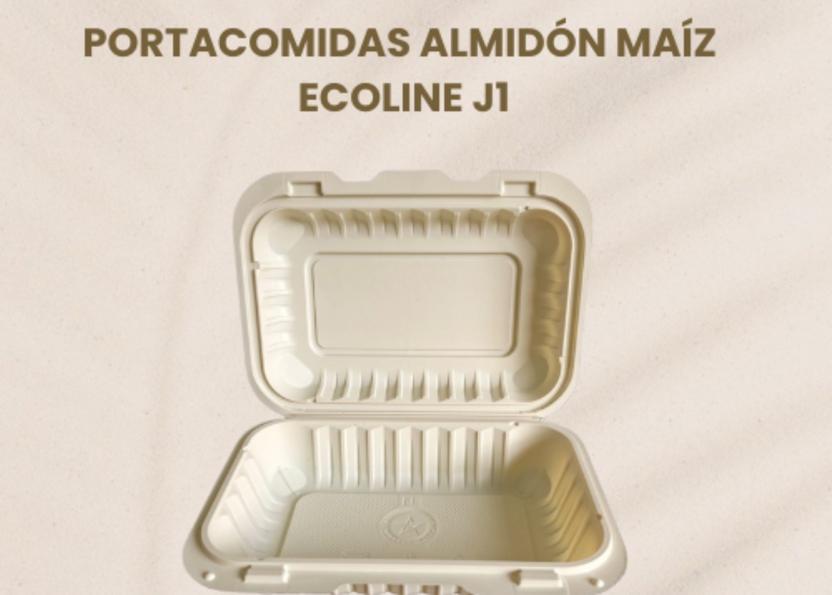Porta Hamburguesa con Papas 1 Compartimiento (J1)